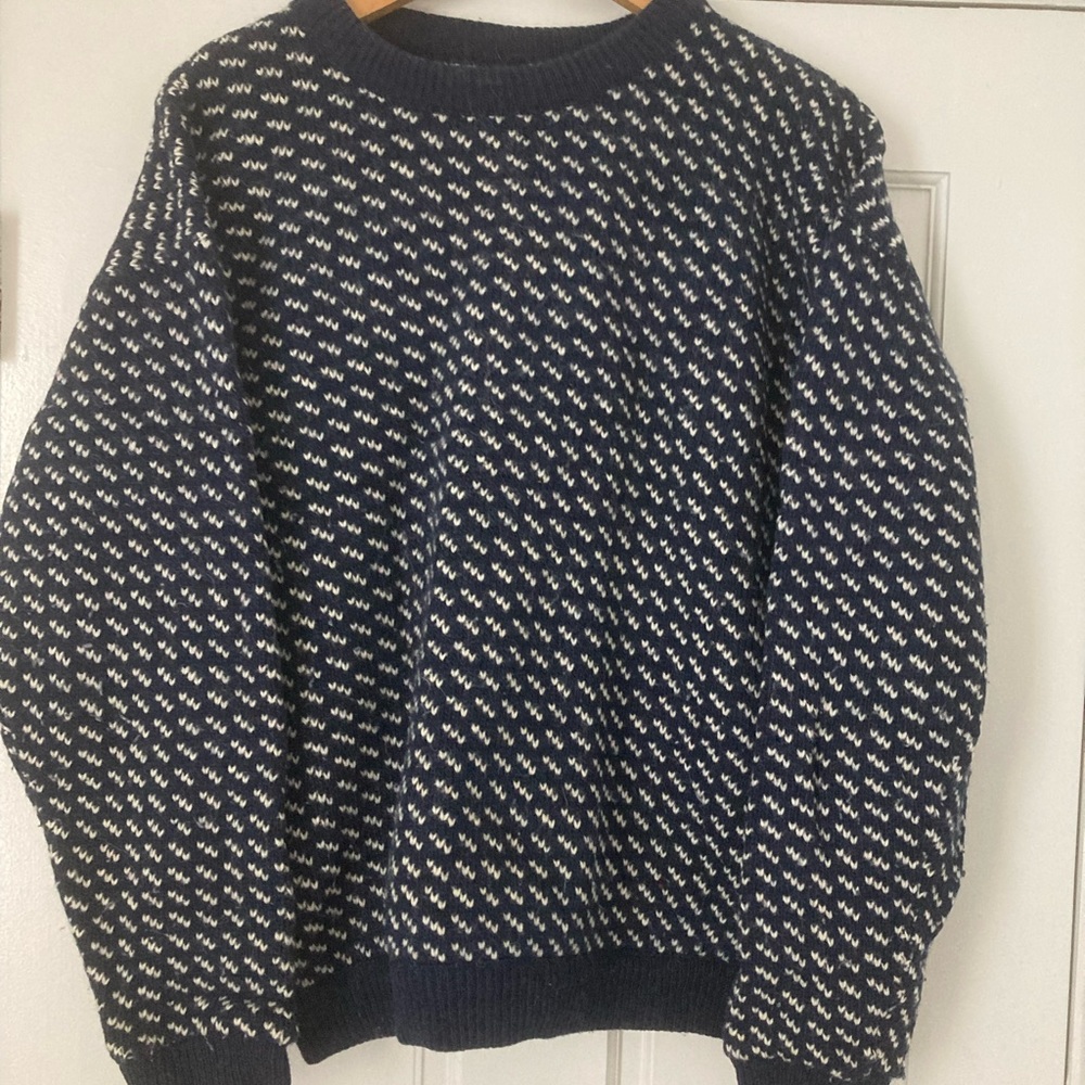 Vintage LL Bean Bird’s Eye Norwegian Sweater